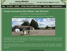 Tablet Screenshot of jonzymarket.com